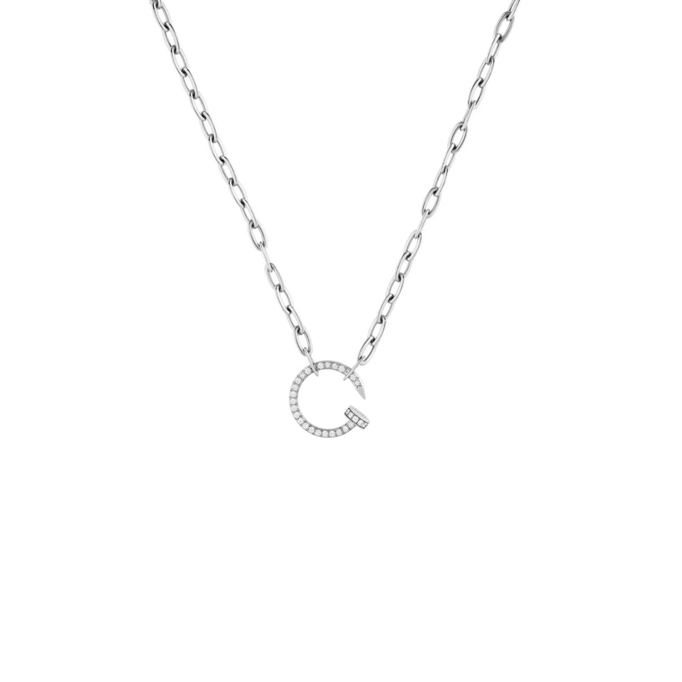 ca*t1er D1am0nd juste un clou necklace crt112379